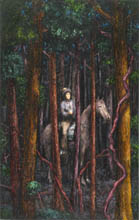 Horseman in the Woods